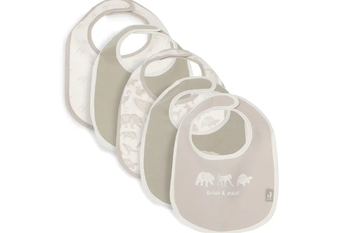 Bavoirs lot de 5 Animals Jollein 