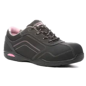 Black Pink RUBIS S3 Low Safety Shoes for Women by Coverguard