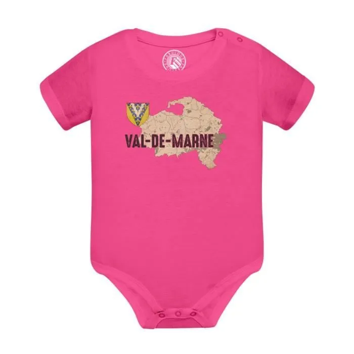 Body Bébé Manche Courte Rose Val de Marne 94 Département Créteil Carte Ile de France