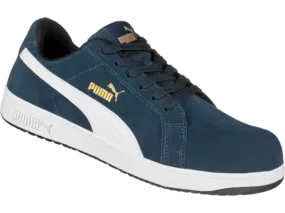 Iconic Suede S1PL Puma Navy Safety Shoes