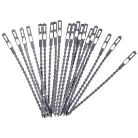 Lien cranté plastique gris L17 cm x20