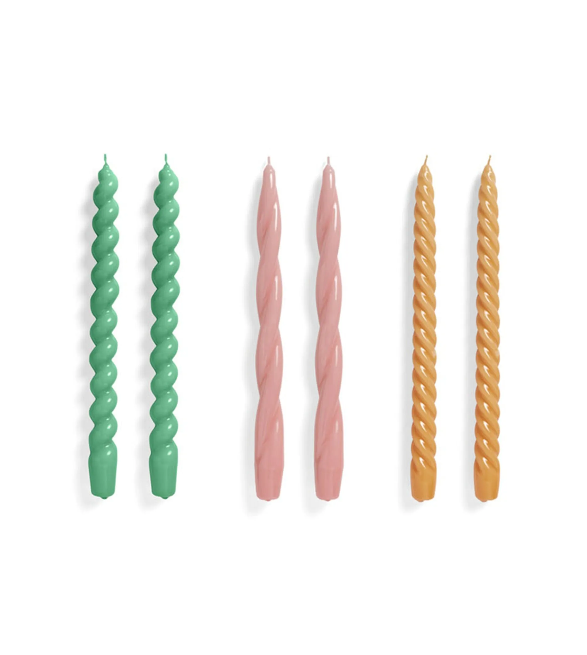 Set de 6 Bougies CANDLE long mix HAY