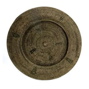 The jasmine plate - brown - xl